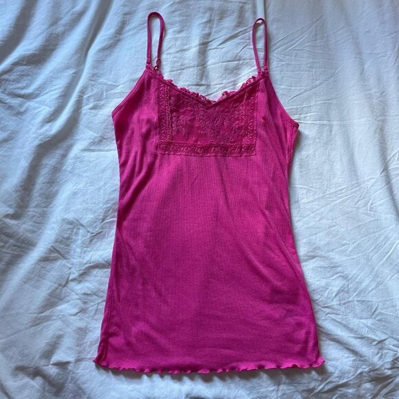 Y2K Aeropostale Pink Lacy Camisole - Picture 5 of 8